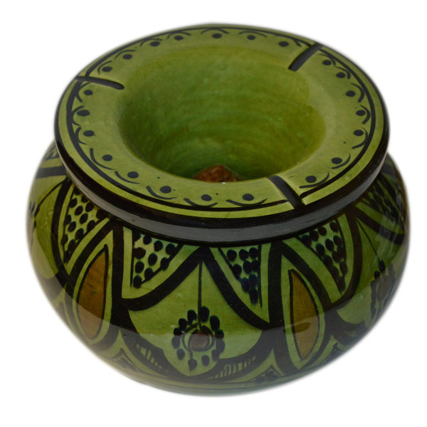 Treasures of Morocco Moroccan Ceramic Handmade Smokeless Ashtrays Wayfair